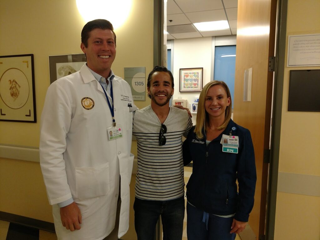 Dr. S, myself, and Nurse Annie
