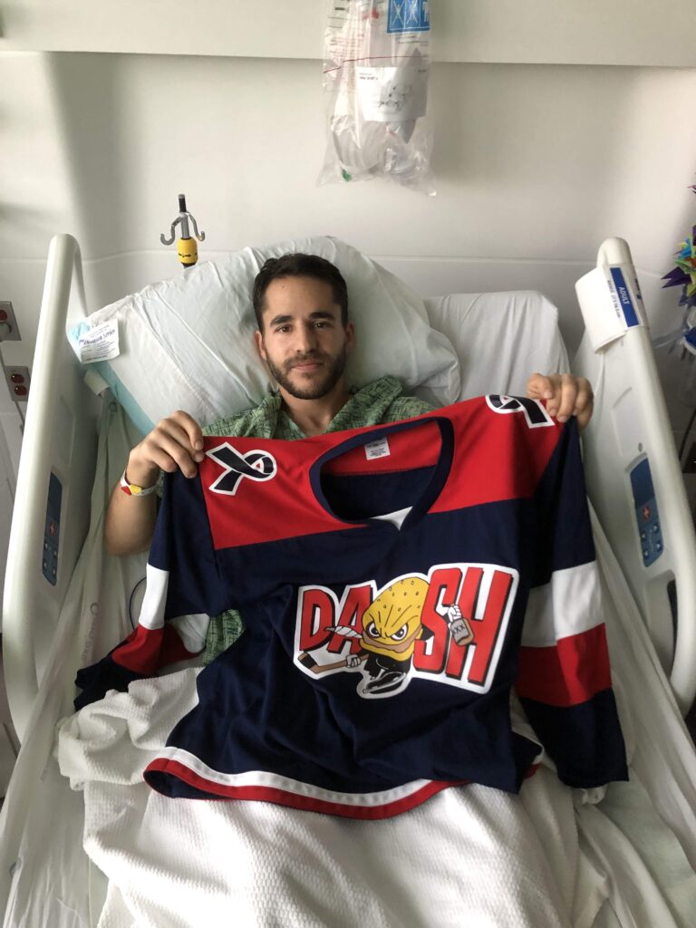 Post-Op. Cheering on Team DASH from UCSD.