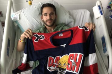 Round 6 – 2nd Surgery Attempt Post-Op. Cheering on Team DASH from UCSD.